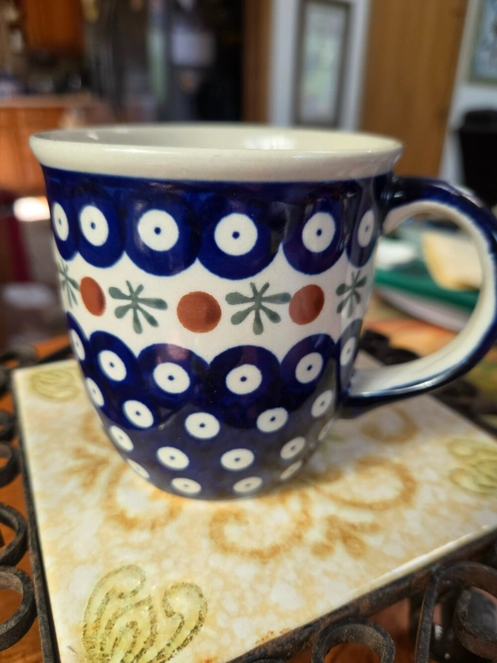 boleslawiec polish stoneware mug